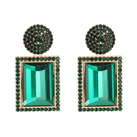 new creative fashion jewelry european and american rhinestone crystal earrings personalized women earrings