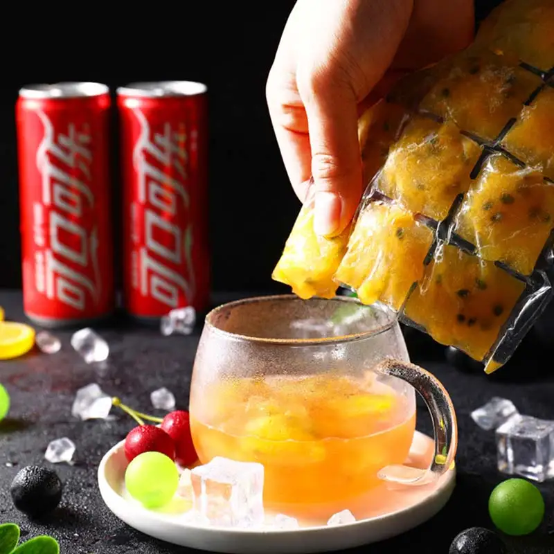 100 шт. одноразовые форма кубика льда 24 Сетки само уплотнение с поднос Пластик