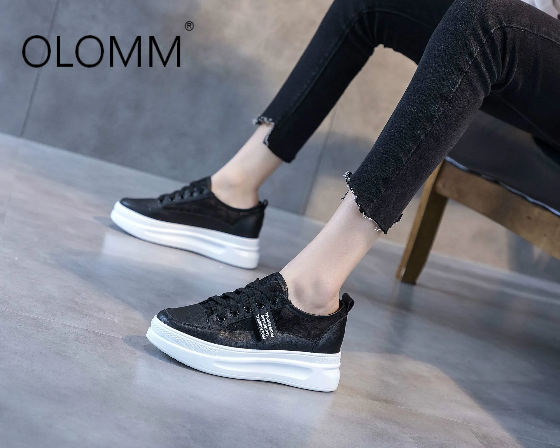 

Женские универсальные дышащие туфли, сетчатые туфли на шнуровке, новинка весны 2020