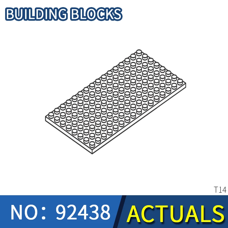 KAZI 92438 8x16 Dots Base Plate Particles diamonds blocks building parts moc technic enlighten bricks nano assemble constructor | Игрушки и