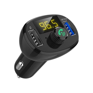 bluetooth fm transmitter for carbluetooth car adapter with qc3 0 charging support siri google assistant usb flash drive ha free global shipping