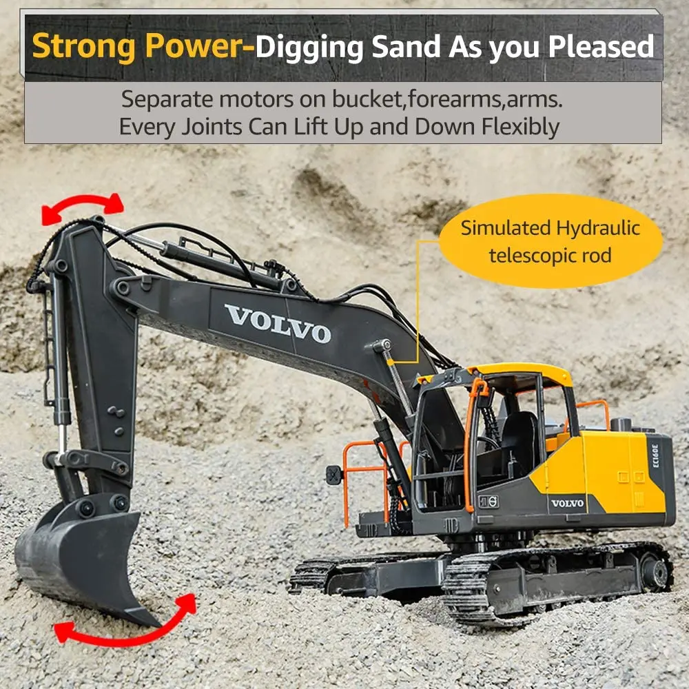 rc экскаватор строительный гр