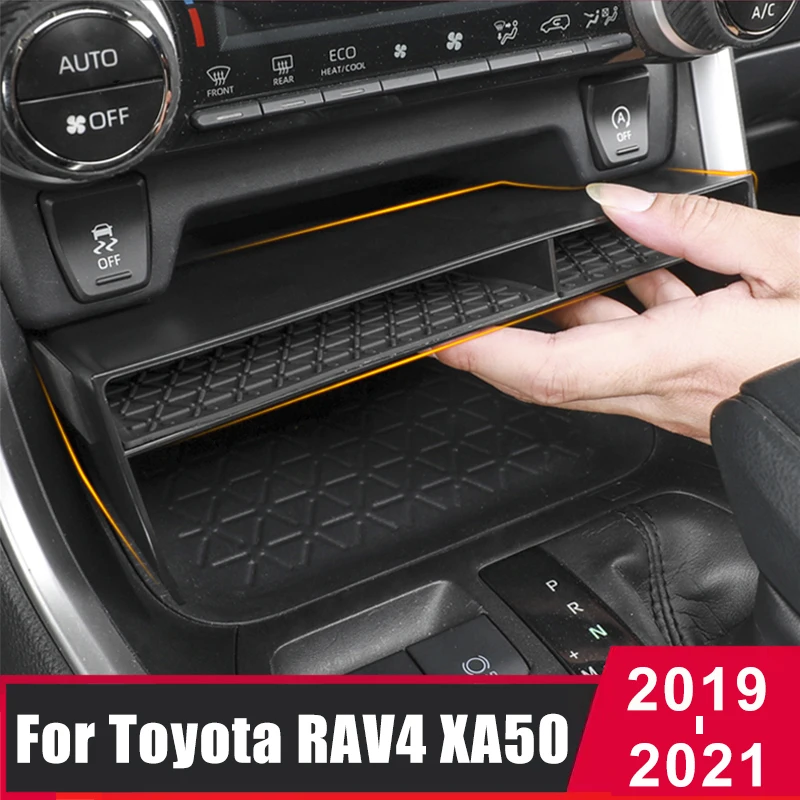 For Toyota RAV4 RAV 4 2019 2020 2021 XA50 Car Multi-function Storage Box Organizer Center Console Holder Accessories |