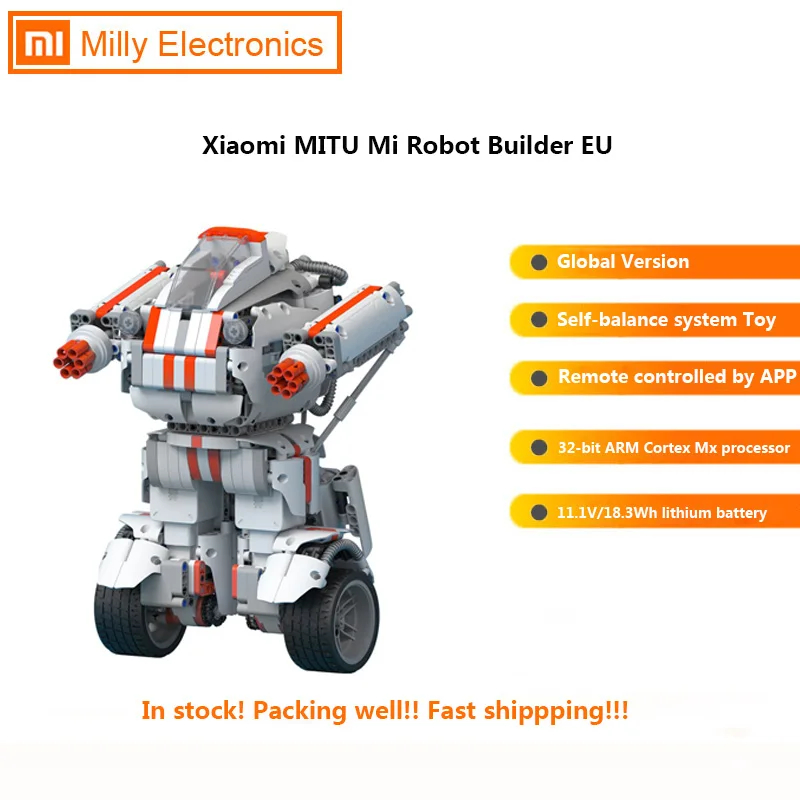 В наличии Xiaomi MITU Mi Robot Builder STEM игрушки для детей Беспроводное управление модульное