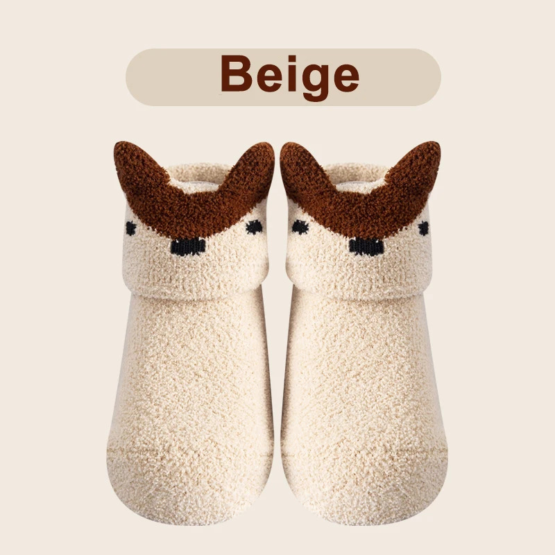 Носки детские на флисе Нескользящие осень/зиму | Детская одежда и обувь