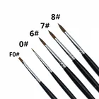 Стоматологическая фарфоровая щетка-ручка для инструментов стоматолога, зубная щетка для глазури, керамическая щетка-ручка, 1 шт.