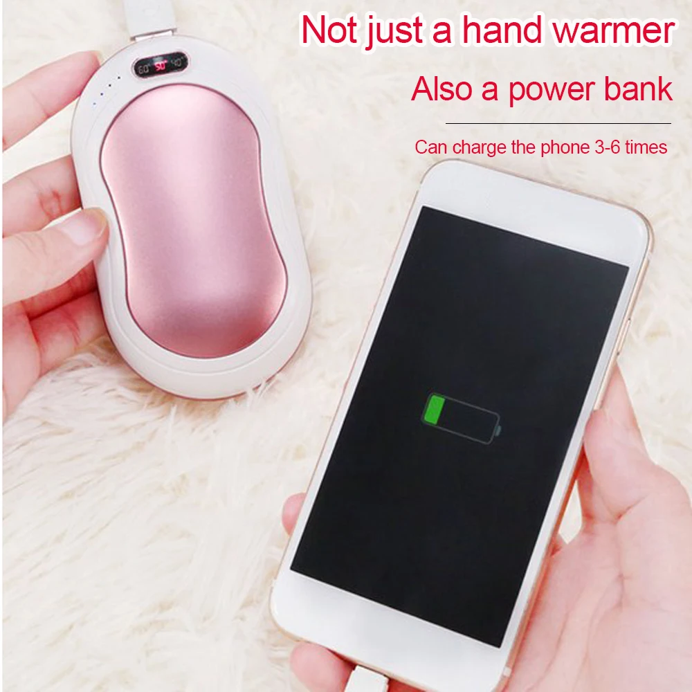 Мини Портативный Ручной подогреватель USB Power Bank удобный Многофункциональный