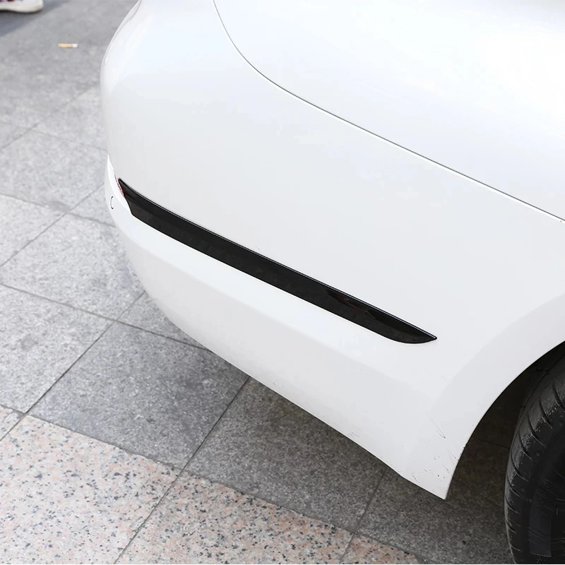 

Auto Exterior Accessories 2pcs/set Car Rear Side Rear Wrap Angle Decoration Strips Trims Cover For BMW 5 Series G30 2018-2020