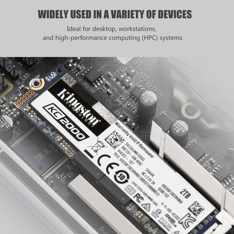 Kingston KC2000 NVMe M.2 2280 SATA SSD 250 ГБ 500 1 ТБ Внутренний твердотельный накопитель Жесткий