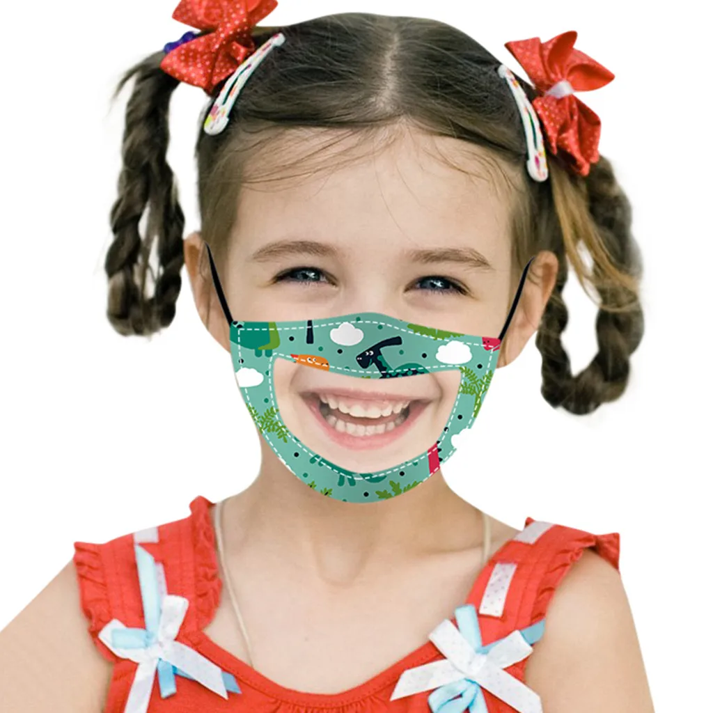 1 шт. детская наружная маска с прозрачным окошком видимая экспресс доставка для