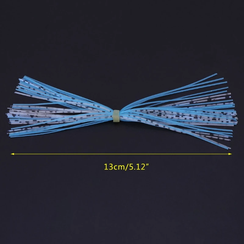 40 штук/пряди юбки силиконовой резины блесна приманка в виде кальмара вертушечная