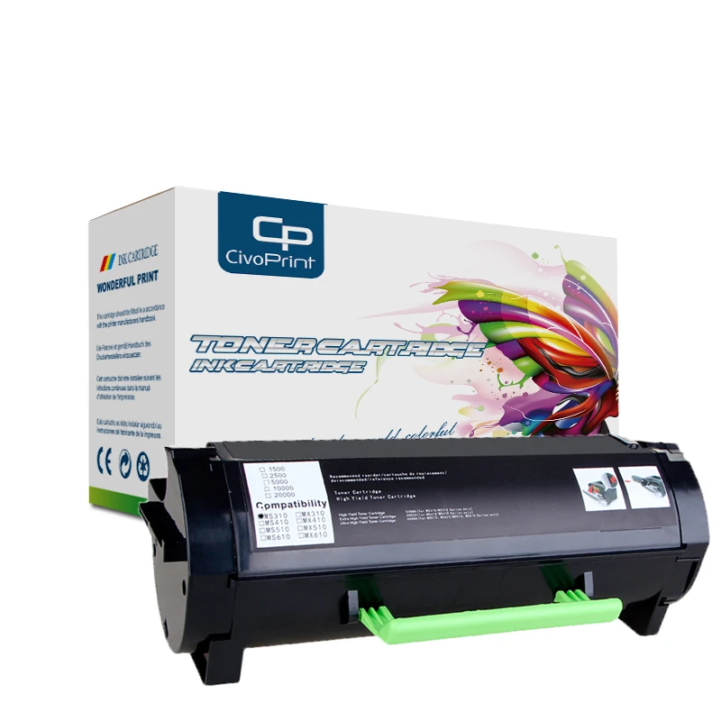 Civoprint Compatible toner cartridge MS310 for Lexmark MS310 MS310d MS310dn MS410d MS410dn MS510dn MS610DN MS610DTN MS610DE