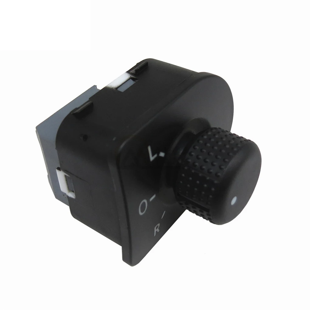 

Exterior Mirror Switch Side Mirror Knob Replacement For Bora Jetta Golf MK4 1J1959565A Black