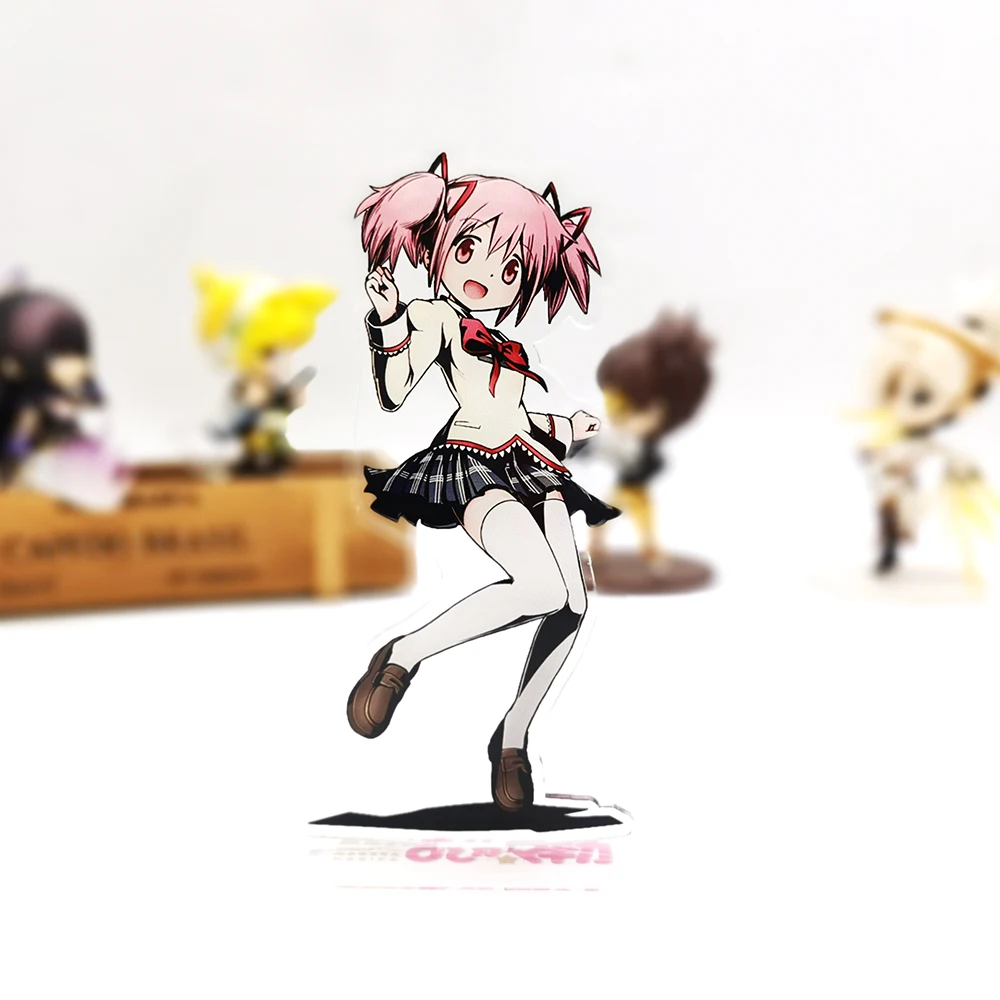 Puella Magi Madoka Magica Kaname HM acrylic stand figure model plate holder cake topper anime toy | Игрушки и хобби