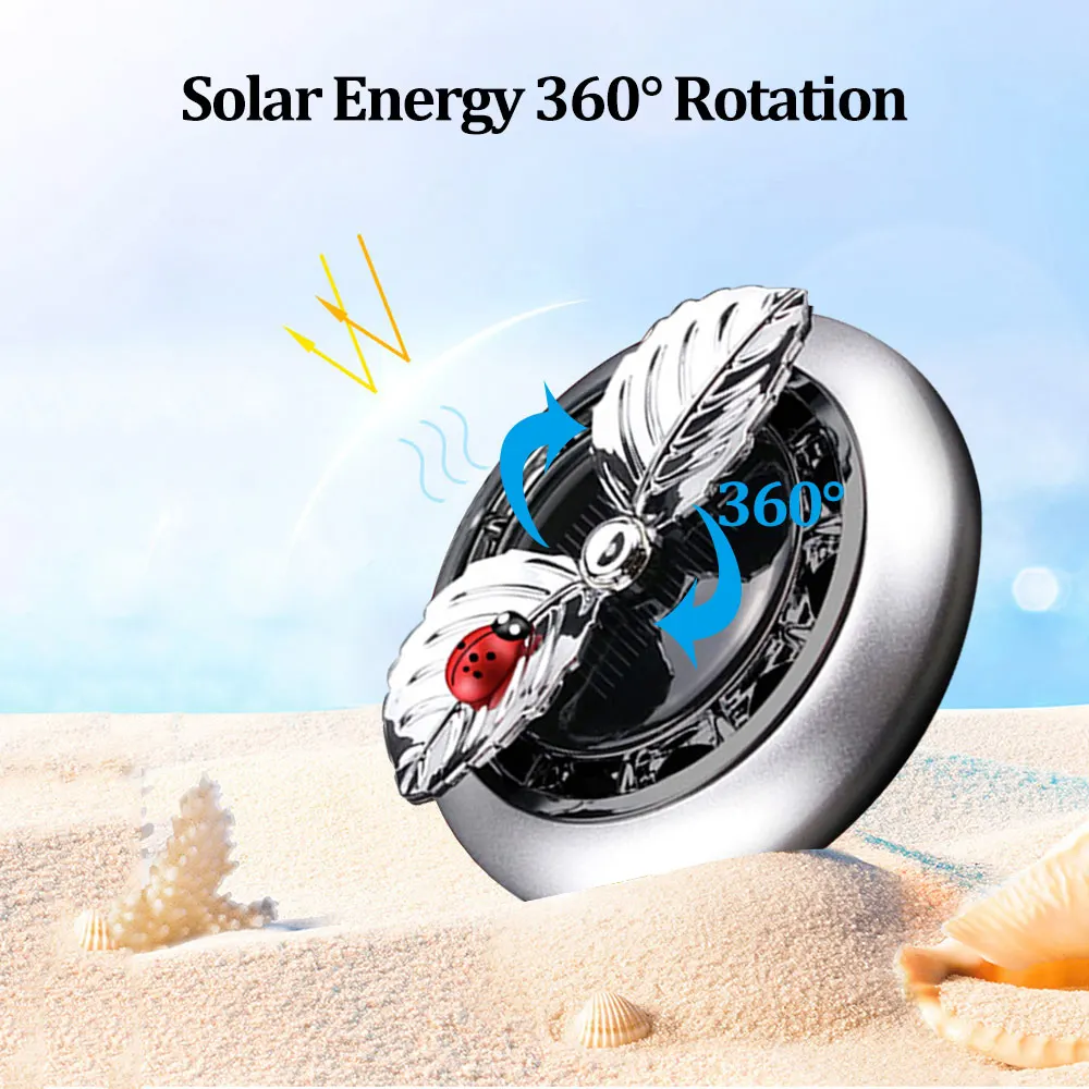 Освежитель воздуха на солнечной батарее сплав освежитель для автомобиля