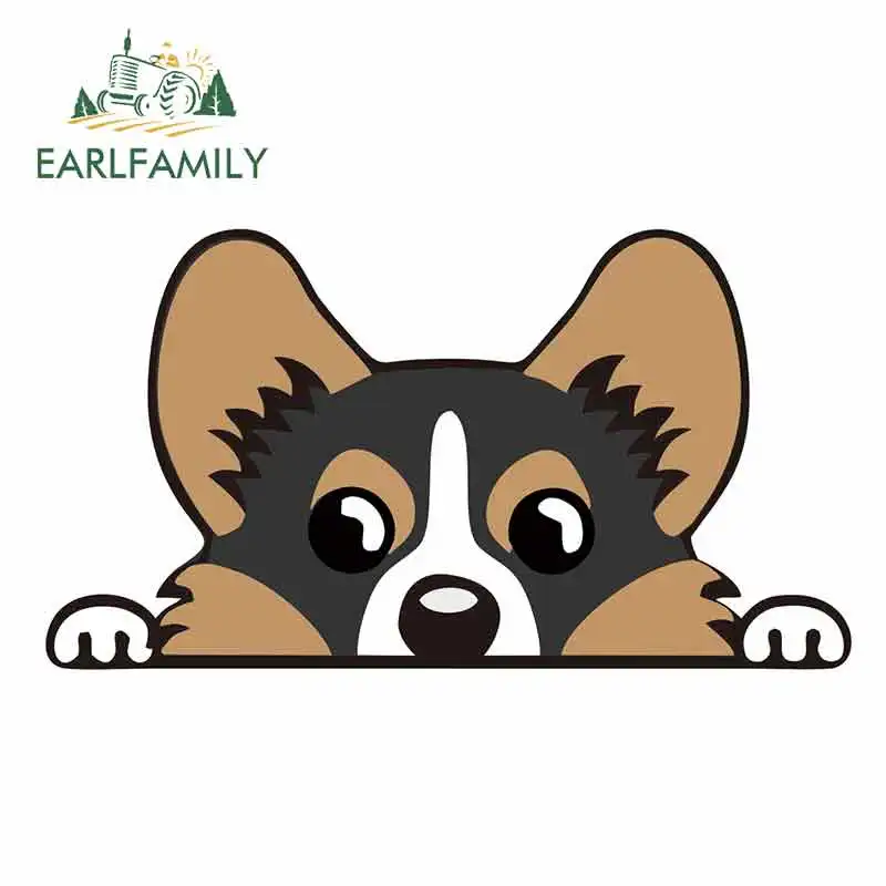 EARLFAMILY 13 см x 8 1 для триколор вельш корги машина бампер окно Стикеры s подходит
