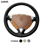 Ручная швейная Автомобильная накладка на рулевое колесо для Porsche Cayenne 2006 2007 2008 2009 2010 автомобильные аксессуары