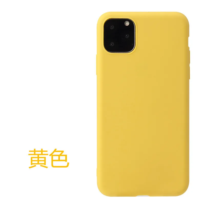 FGHGF мягкие чехлы для телефонов iphone XR X XS желтая Силиконовая задняя крышка 11 pro max 6 7 8