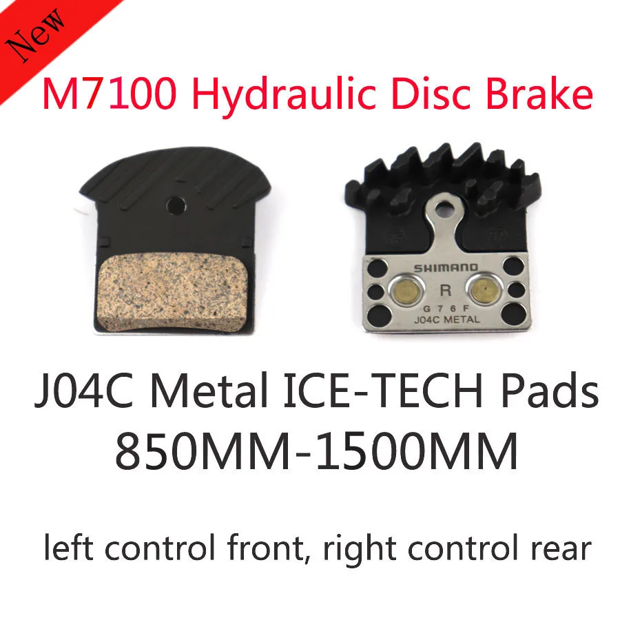 7100 Metal 850-1500 SHIMANO DEORE SLX M7100 M7000 тормоз горных велосипедов гидравлические дисковые тормоза BR BL M7000 передние и задние 800/850MM-1500/1600 мм - Цвет: 7100 Metal 850-1500