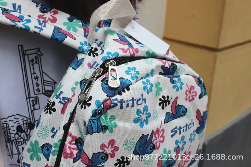 Disney стежка мультфильм детский рюкзак, сумка для школы холст tote Досуг ученик средней школы bookbag мода путешествия