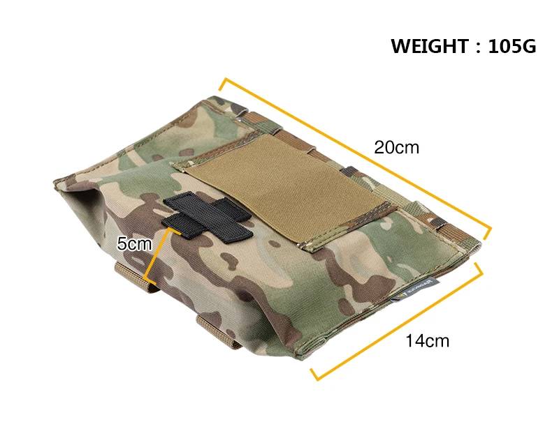 IDOGEAR Тактический медицинский мешочек Органайзер аптечка сумка MOLLE 9022B медицинское аварийное оборудование страйкбол охота 3548