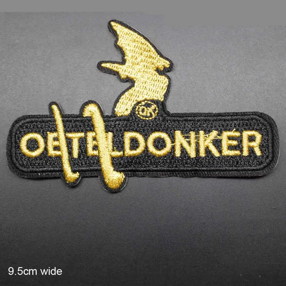 Прозрачный Oeteldonk, полностью вышитая лягушка, карнавал для Нидерландов, железная вышитая одежда, нашивки для одежды, наклейки для одежды, одежда - Цвет: Прозрачный