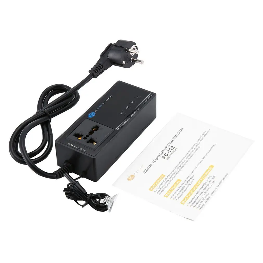 AC 112V аквариумная рептилия регулятор температуры цифровой дисплей