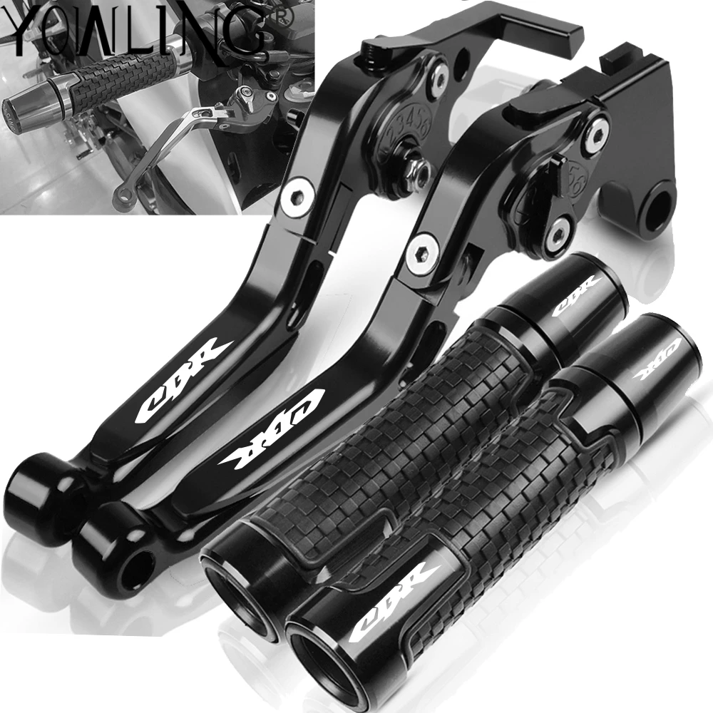 

Motorcycle Accessories CNC Brake Clutch Levers Handlebar Hand Grips ends For Honda CBR600RR CBR 600RR 600 RR 2003 2004 2005 2006