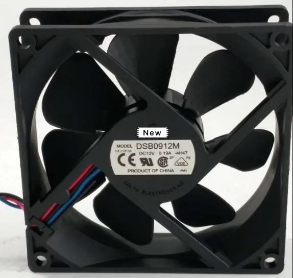 

For DELTA DSB0912M 4H47 DC 12V 0.19A 92x92x25mm 3wire Server Cooling Fan