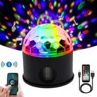 usb wireless bluetooth speaker stage lights music player crystal magic ball lamp for wedding christmas disco bar ktv party decor