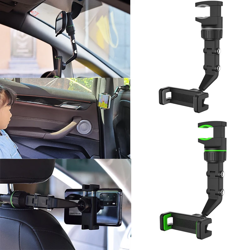 

Car rearview mirror anti-scratch multi-function clip ABS heavy-duty car mobile phone bracket lazy bracket easy to install