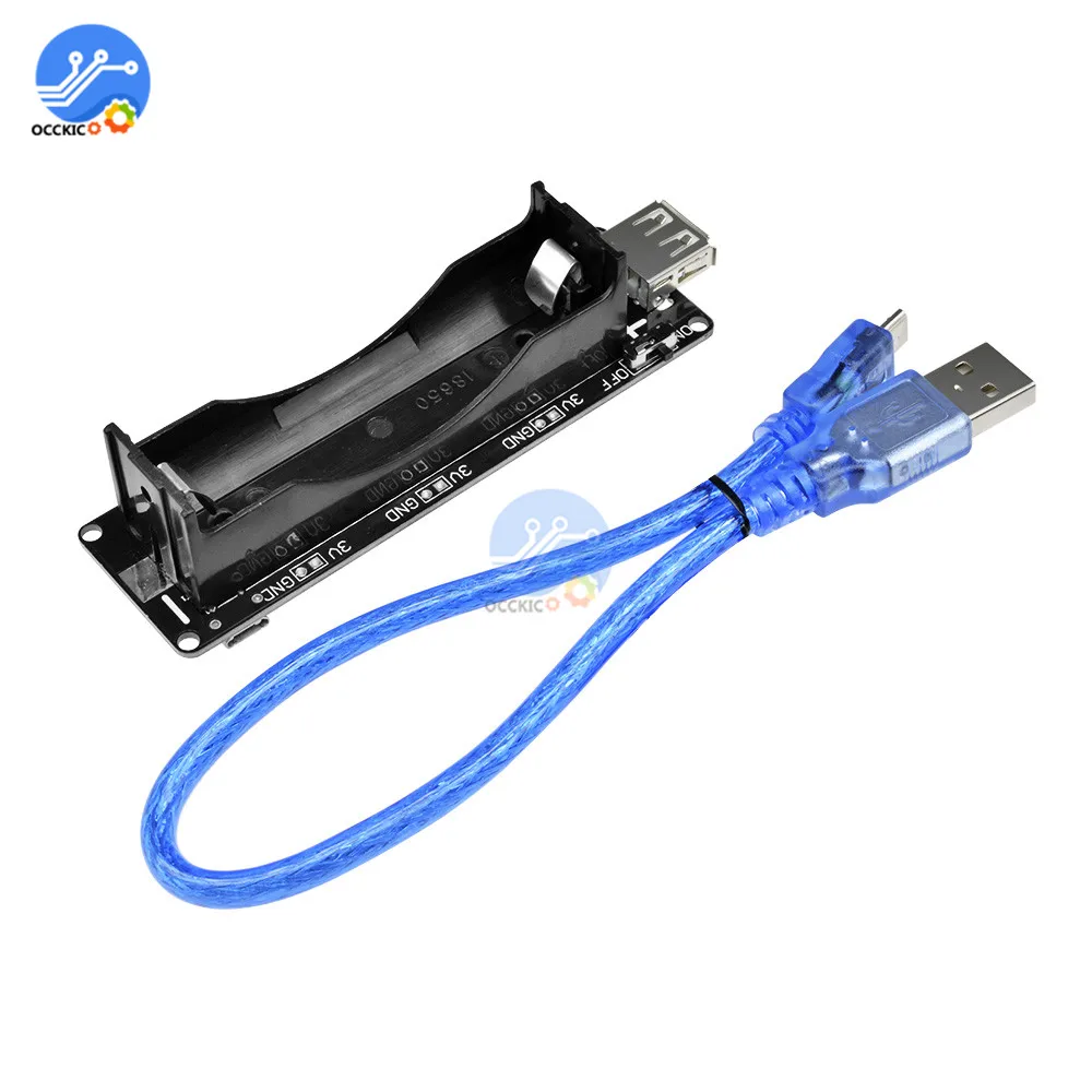 Bms 18650 Защита аккумулятора V3 Плата расширения ESP32 Micro USB порт type-A USB модуль для Arduino Wemos держатель батареи балансир