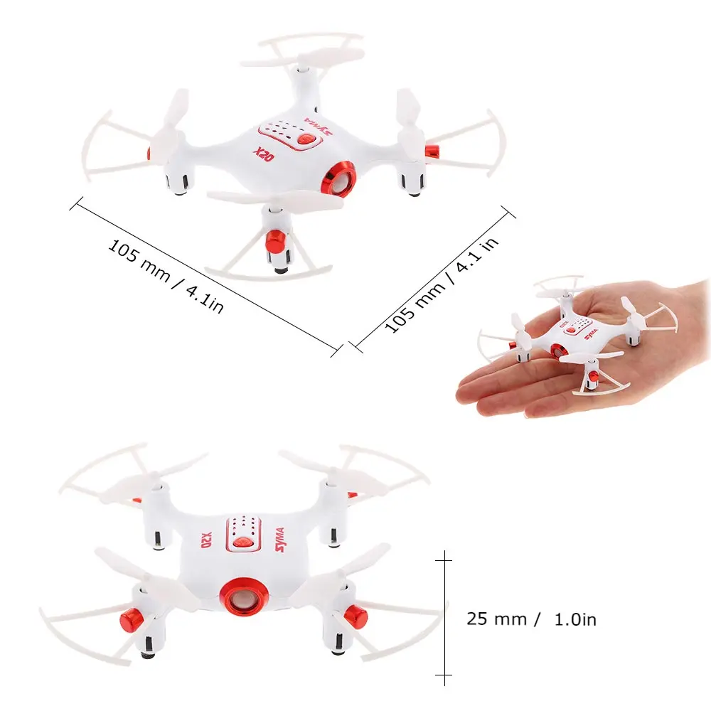 Syma мини-Дрон 2 4G 6-aixs Гироскопический датчик гравитации карманный