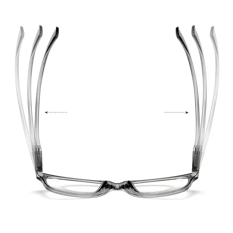 Ahora желейные квадратные очки для чтения модные женские и мужские с прозрачными