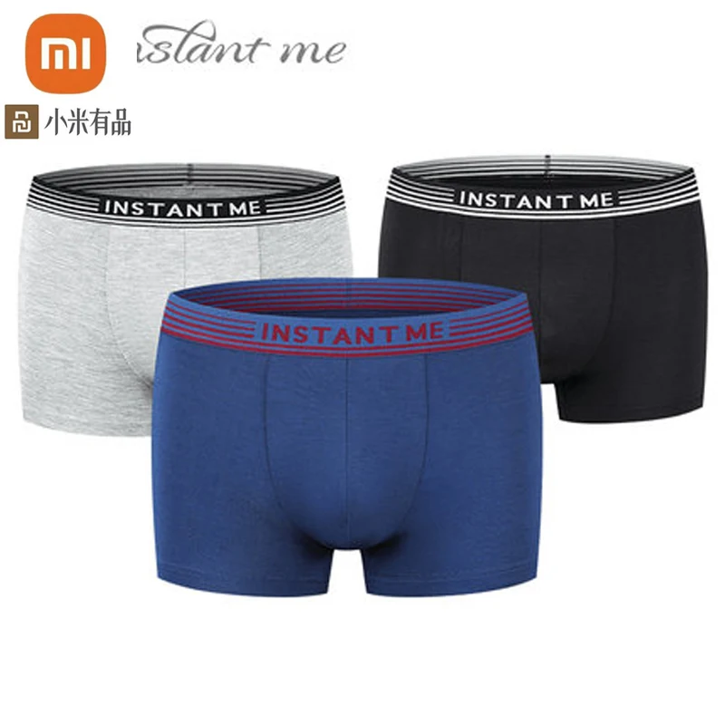 

Youpin Instant me мужское высокоэластичное дышащее нижнее белье три леггинса Молодежные шорты для мальчиков антибактериальные крутые брюки