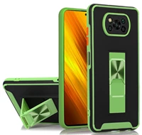 Luxury Car Magnetic Kickstand Phone Case For Xiaomi Poco Nfc Pro Max Anti-fall Protection Armor Shockproof Back Cover