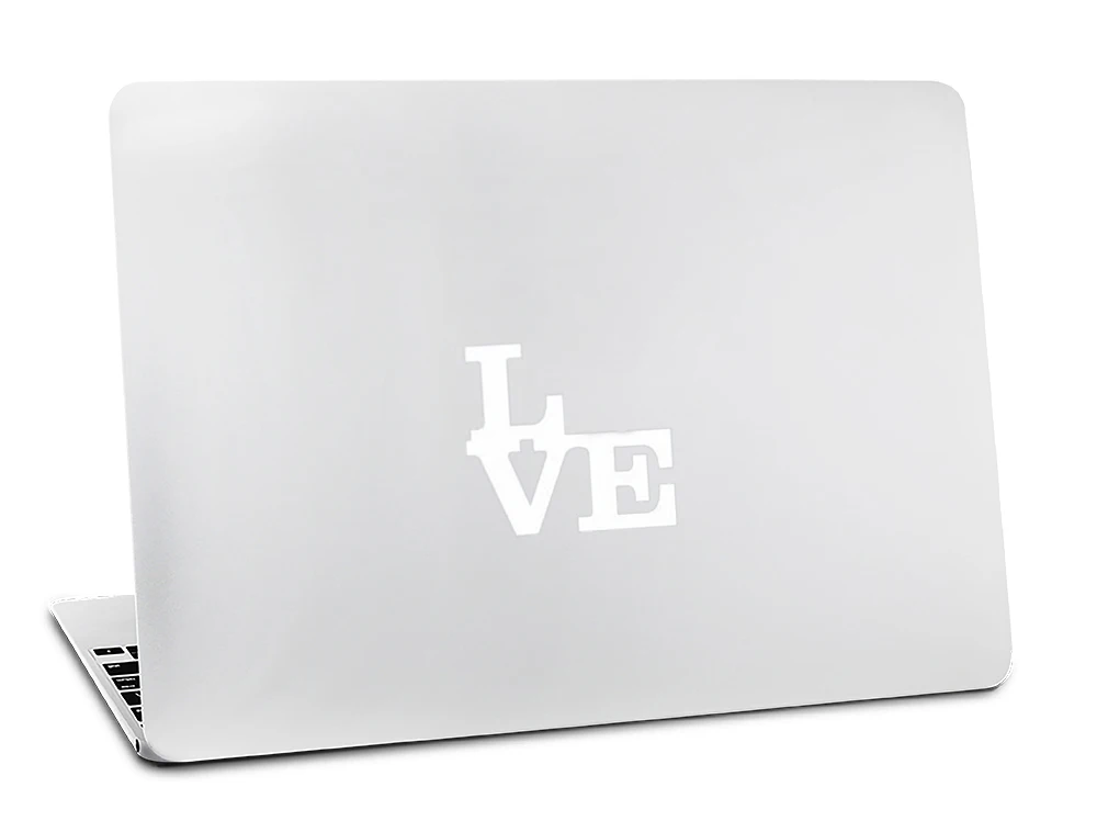 Виниловая наклейка с подсветкой Love Heart для Apple, логотип, для Macbook Skin Air 11 13 Pro 13 15 17 retina, наклейка на компьютер