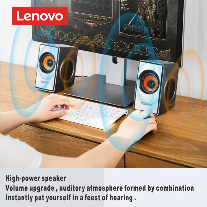 Lenovo аудио M550 настольный компьютер динамик 4D стерео звук двойной диафрагмы
