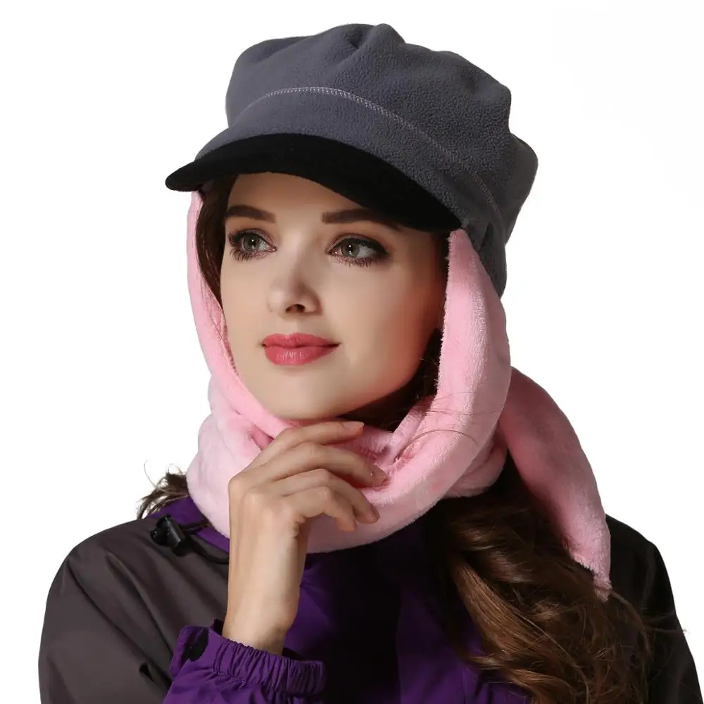 Outfly Зима Новое поступление Модная шапка Креативный дизайн шарф хитовый цвет