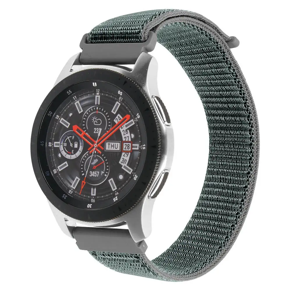 Нейлоновый ремешок для спортивных часов 22 мм ремешок для часов для samsung Galaxy watch 46 мм/gear s3 браслет для huawei Watch GT/Amazfit GTR 47 мм