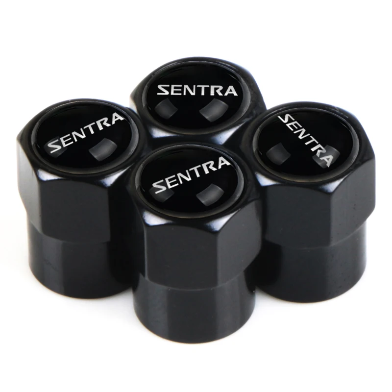 4 шт. Серебристые Металлические колпачки для клапана автомобильной шины с