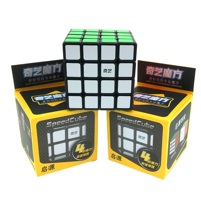 QIYI Профессиональный Кубик Рубика 3X3 4X4 Нео Куб Волшебные головоломка Скорость