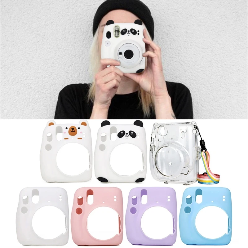 Чехол для камеры instax Mini 11 мягкий силиконовый защитный чехол устойчивый к