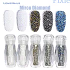 1,2-1,5 мм эльф фея 3D алмазы крошечные 10 г (апр) Mirco 3D Стразы смешанные ABClearPinkBlue ICE Art наполнитель для ногтей алмазы