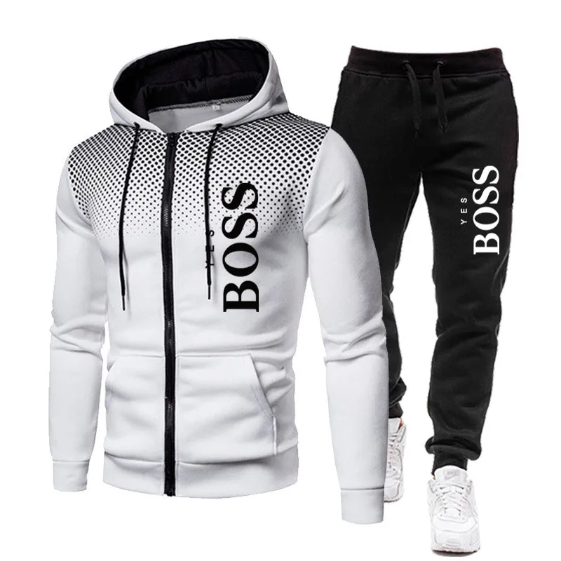 

2021 yeni erkek moda Hoodie spor erkek giysileri kou rahat eofman erkek kou spor takm elbise kazak + pantolon 2 adet setleri