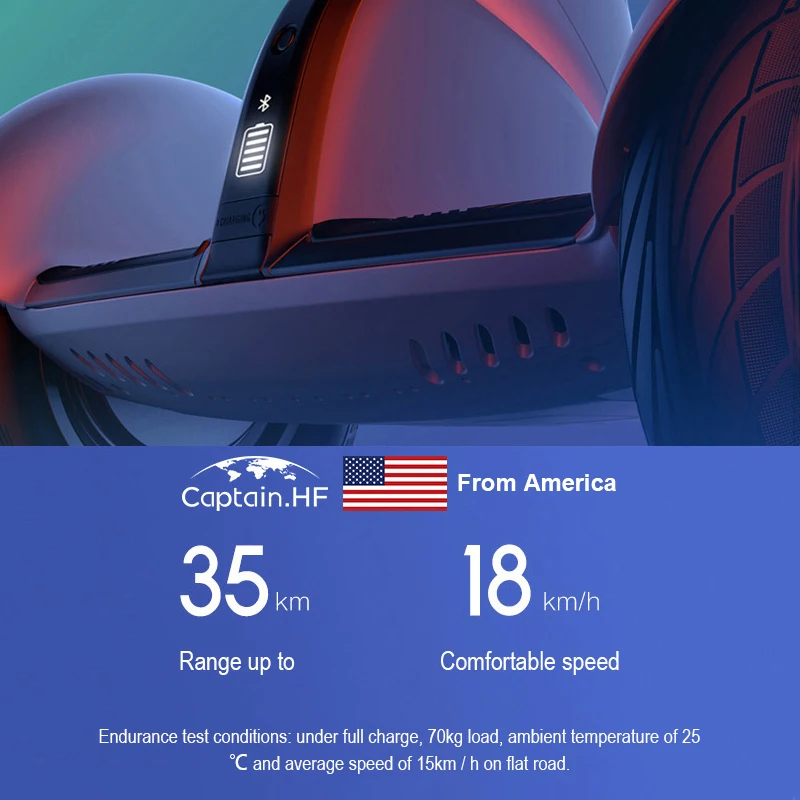 US Captain Segway Белый Гироскутер Смарт Баланс Черный Original|Смарт-гаджеты| |