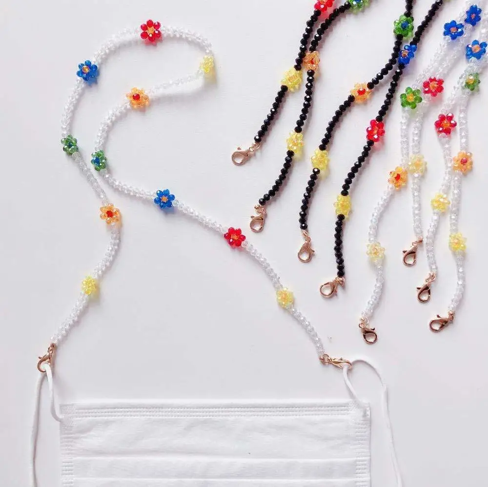 

Красочные цветок маскировки цепочка для очков шнурки функция "антипотеря цепи