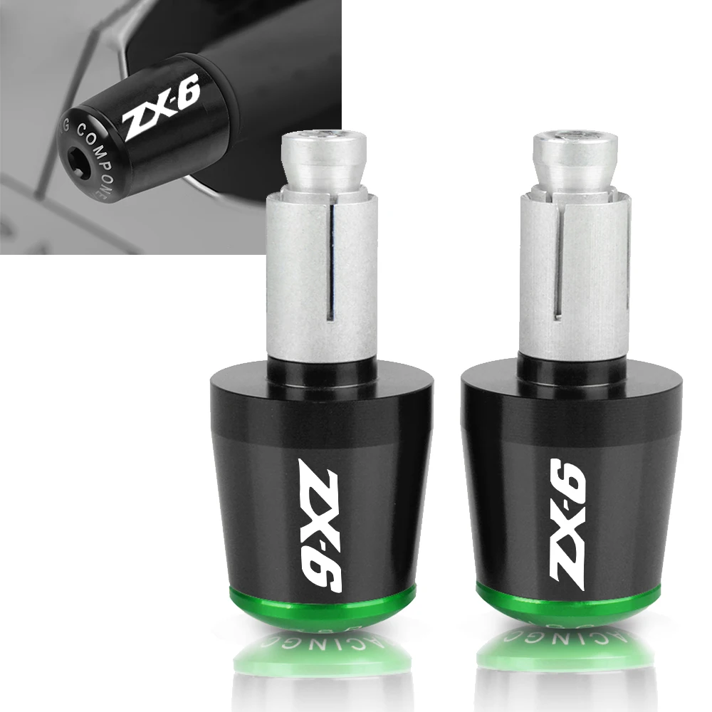 7/8 &quotаксессуары для мотоциклов руль бар концы ручки слайдер Kawasaki Ninja ZX 6R ZX600 1998 2011