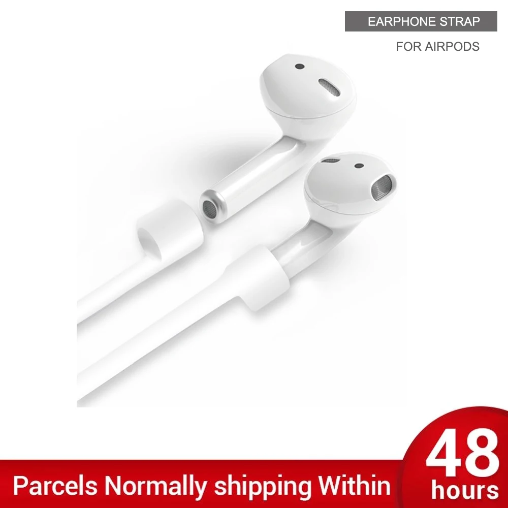 

Anti-Lost Strap String Rope for AirPods 1 2 Strap Soft Silicone Headset Headphone Cord Earphone Neck Rope for Air Pods Accessory