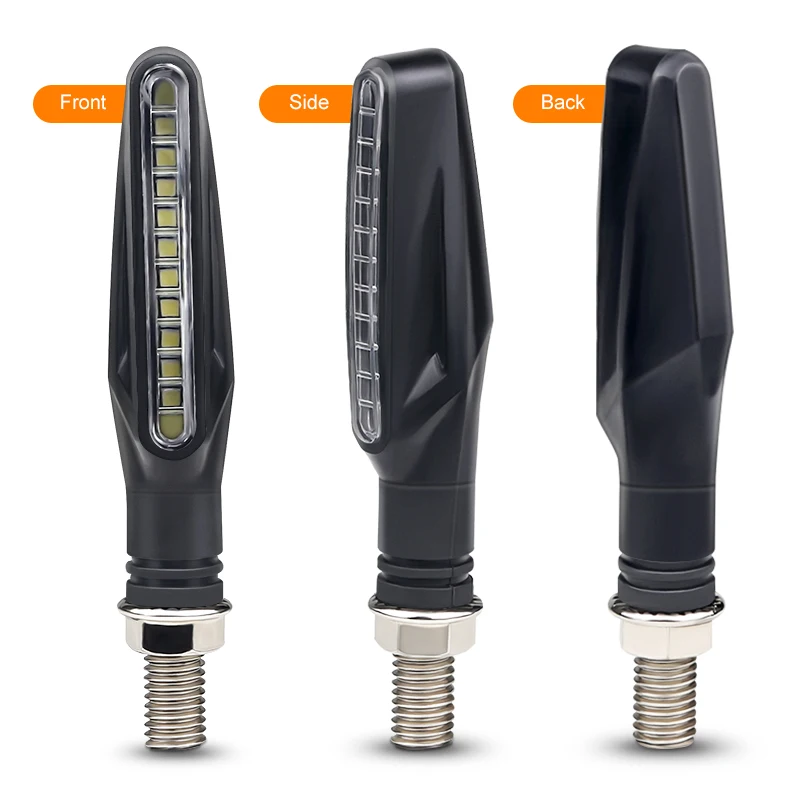 4 шт. Ретро 12v светодиодные мотоциклетные поворотные сигнальные индикаторы